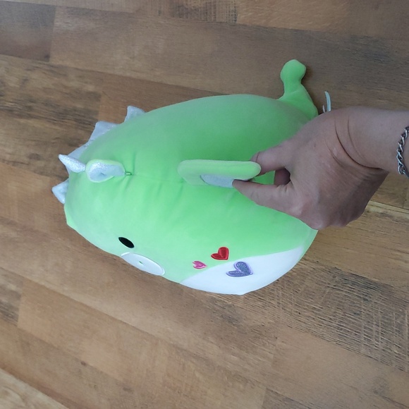 Squishmallow 11" Desmond The Green Dragon Plush Toy Valentines - Picture 9 of 9